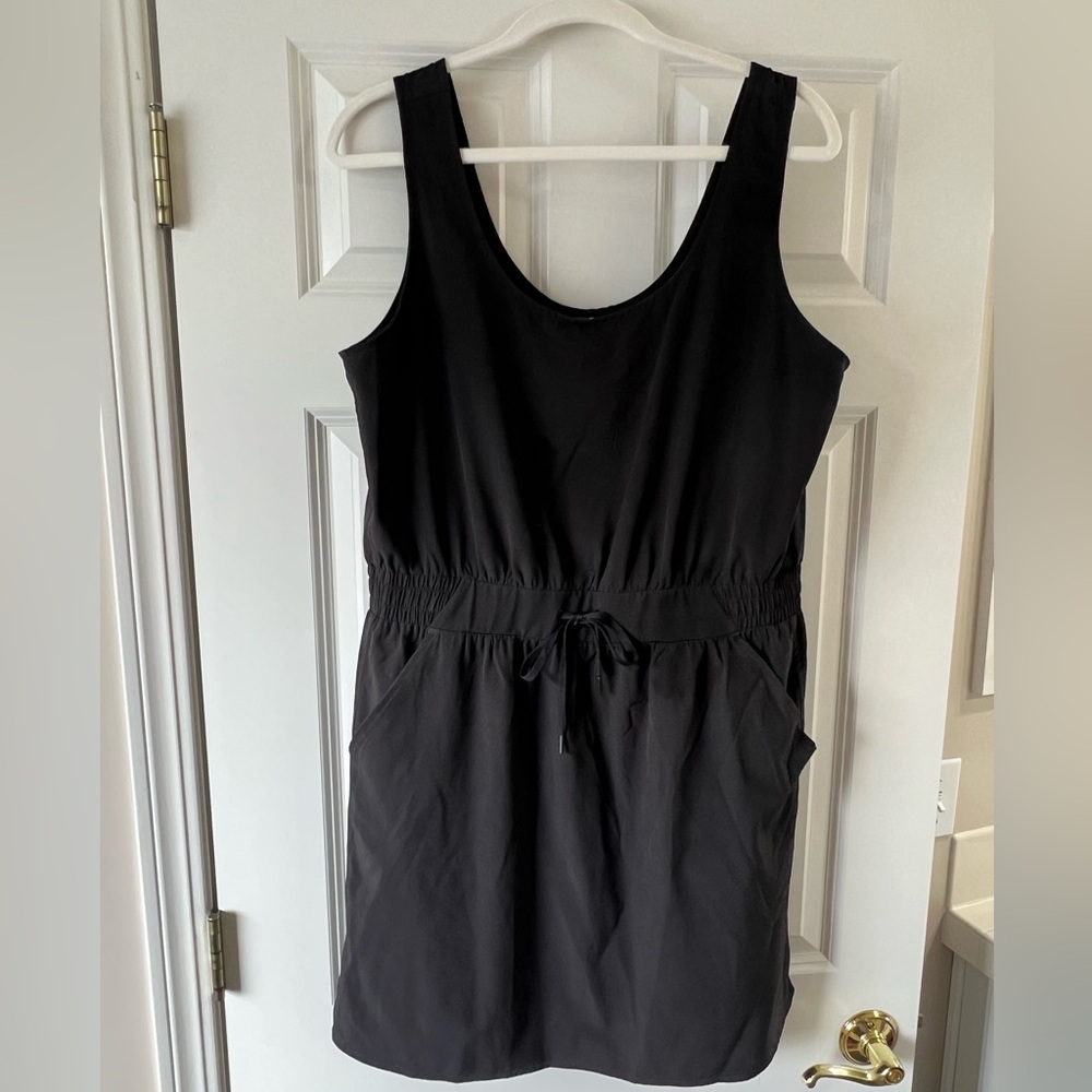 Calia black lightweight athletic dress tie waist Large